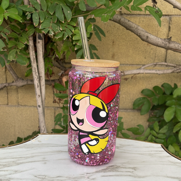 16 oz glass can Bonbon super Girl